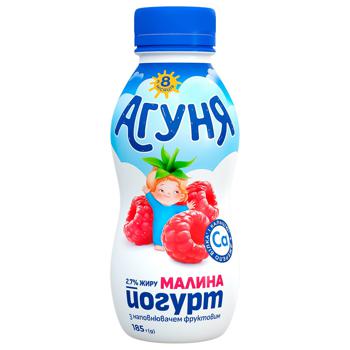 Agunya Raspberry Yogurt 2.7% 185g - buy, prices for NOVUS - photo 1