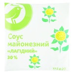 Майонезный соус Auchan Нежный 30% 375г