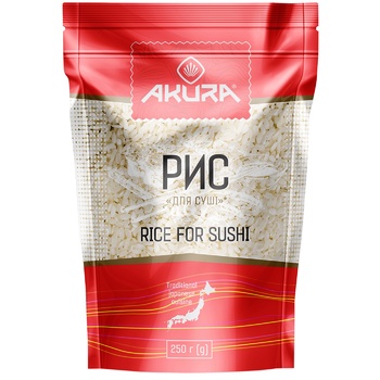 Akura Rice for Sushi 250g - buy, prices for MegaMarket - photo 1