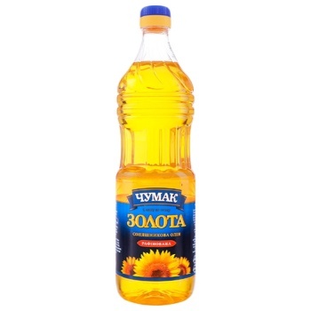 Chumak Zolota Refined Sunflower Oil 900ml - buy, prices for MegaMarket - photo 1