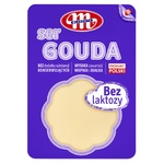 Сыр Mlekovita Гауда без лактозы нарезанный 45% 150г