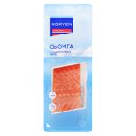 Семга Norven филе кусок на коже слабосоленая 180г