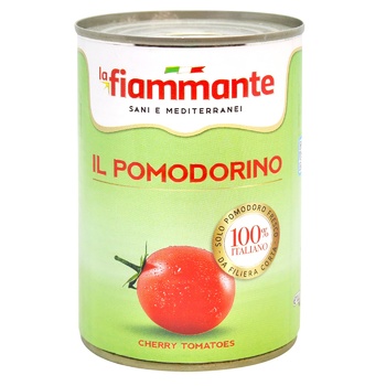La Fiammante Cherry Tomatoes in Own Juice 400g - buy, prices for MegaMarket - photo 1