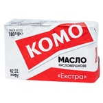 Масло Комо Екстра кисловершкове 82,5% 180г