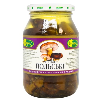 Грибы Шарм Польские 480г - купить, цены на МегаМаркет - фото 1