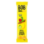 Bob Snail Apple and Banana Stripe Candy 14g