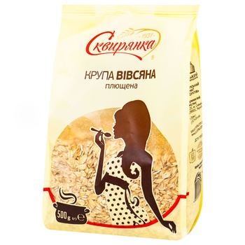 Крупа вівсяна Сквирянка плющена 500г - купити, ціни на МегаМаркет - фото 1
