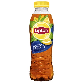 Чай холодный Lipton лимон черный 0,5л - купить, цены на NOVUS - фото 1