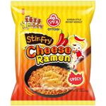 Локшина Ottogi Stir-Fry Рамен із сиром гостра 130г