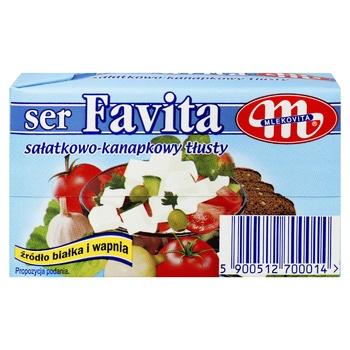 Сир Mlekovita Favita м'який солений 45% 270г - купити, ціни на МегаМаркет - фото 2