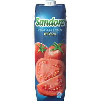 Сок Sandora томатный с солью 0,95л - купить, цены на Auchan - фото 4