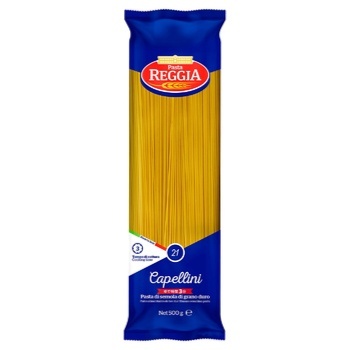 Макаронные изделия Pasta Reggia Капеллини №21 500г - купить, цены на МегаМаркет - фото 1