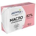 Масло Молокія сладкосливочное 82% 180г