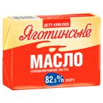 Масло Яготинское Экстра сладкосливочное 82,5% 180г