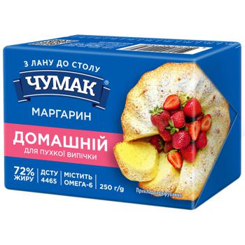 Маргарин Чумак Домашний для выпечки 72% 250г - купить, цены на МегаМаркет - фото 1