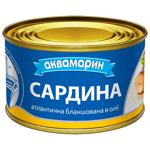 Сардини Аквамарин бланшовані в олії 230г