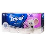 Туалетная бумага Selpak Extra белая 3-слойная 16шт