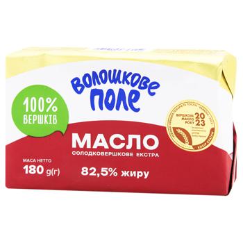 Масло Волошкове Поле солодковершкове 82,5% 180г - купити, ціни на NOVUS - фото 4