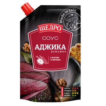 Соус Щедро Аджика домашняя 200г - купить, цены на МегаМаркет - фото 1