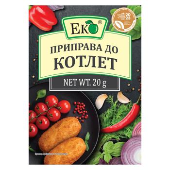 Приправа Эко к котлетам 20г - купить, цены на NOVUS - фото 1