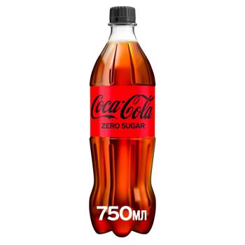 Напиток газированный Coca-Cola Zero 0,75л - купить, цены на МегаМаркет - фото 2
