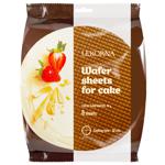 Коржи вафельные Lekorna для торта с добавлением какао 9шт 90г