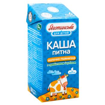 Каша молочно-пшеничная Яготинское Для Детей от 6 месяцев 2% 200г - купить, цены на МегаМаркет - фото 1