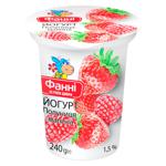 Fanni Strawberry-Raspberry Yogurt 1.5% 240g