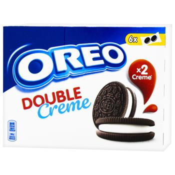 Печенье Oreo Двойная начинка с какао и начинкой с ванильным вкусом 170г - купить, цены на NOVUS - фото 2
