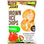 Чипсы рисовые Rice up! паприка 60г