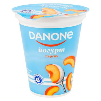 Danone Peach Yogurt 3.2% 260g - buy, prices for NOVUS - photo 1