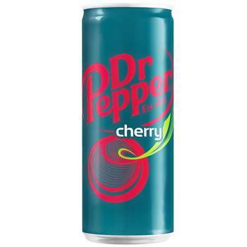 Напій газований Dr. Pepper Сherry 0,33л - купити, ціни на МегаМаркет - фото 1