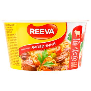 Локшина Reeva зі смаком яловичини 75г - купити, ціни на МегаМаркет - фото 3