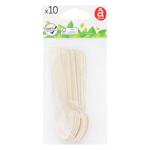 Actuel Spoon Wooden Disposable 10pcs