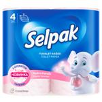 Туалетний папір Selpak Perfumed Пудра 3-шаровий 4шт