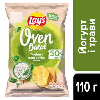 Lay's Oven Baked Yogurt with Herbs Flavoured Potato Chips 110g - buy, prices for MegaMarket - photo 2