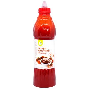 Кетчуп Auchan Классик томатный 830г - купить, цены на Auchan - фото 1