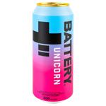 Battery Unicorn Non-alcoholic Carbonated Energy Drink 0.5l