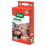 Fino Vinyl Household Gloves for Meat and Fish M 10pcs