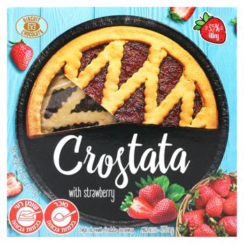 Biscuit-Chocolate Сrostata Strawberry Pie 370g - buy, prices for NOVUS - photo 2