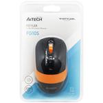 A4Tech Fstyler FG10S Black/Orange Wireless Mouse