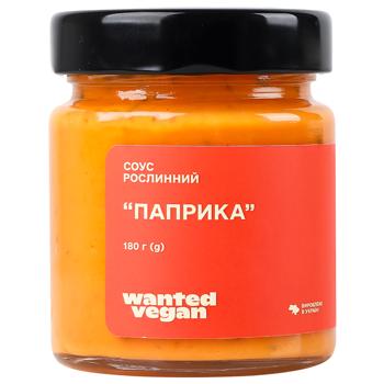 Соус растительный Wanted Vegan Паприка 180г - купить, цены на Auchan - фото 2