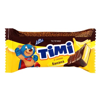 Konti Timi Biscuit Cake with Banana Flavor 38g - buy, prices for NOVUS - photo 1
