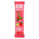 Цукерки Bob Snail Яблучно-полуничні cтрайпси 14г