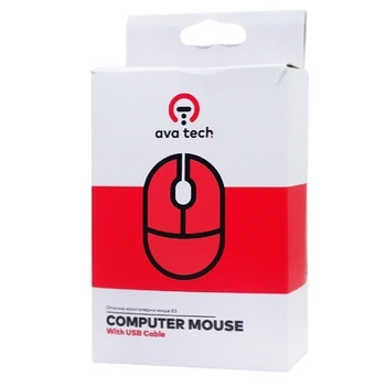 Мышь Ava Tech RE01332 оптическая - купить, цены на Auchan - фото 1