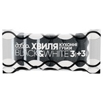 Губки кухонні Добра Господарочка Black&White Хвиля 6шт