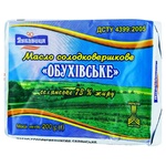 Масло Лукавиця Обухівське солодковершкове 72,5% 200г