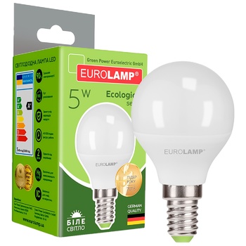 Eurolamp LED Lamp G45 5W E14 4000K - buy, prices for MegaMarket - photo 1