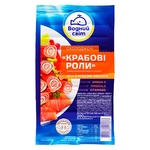 Крабовые роллы Водный Мир из сурими с мясом лосося охлажденные 200г