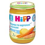Пюре Hipp Морковь и картофель с лососем 190г